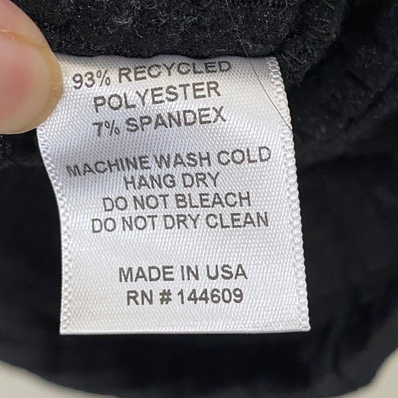 Fayettchill Vest Mens Size XL Front Zip Black Waffle Knit Polartec Lightweight - Picture 8 of 8